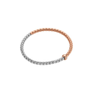 Fope | Flex it Armband in 750 Rosegold Weissgold mit Diamant