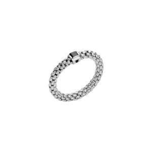 Fope | Flex'it Ring Weissgold Souls KOLLEKTION mit Schwarzem Diamant