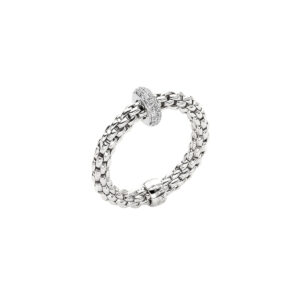 Fope | Flex it Ring in 750 Weissgold mit Diamanten
